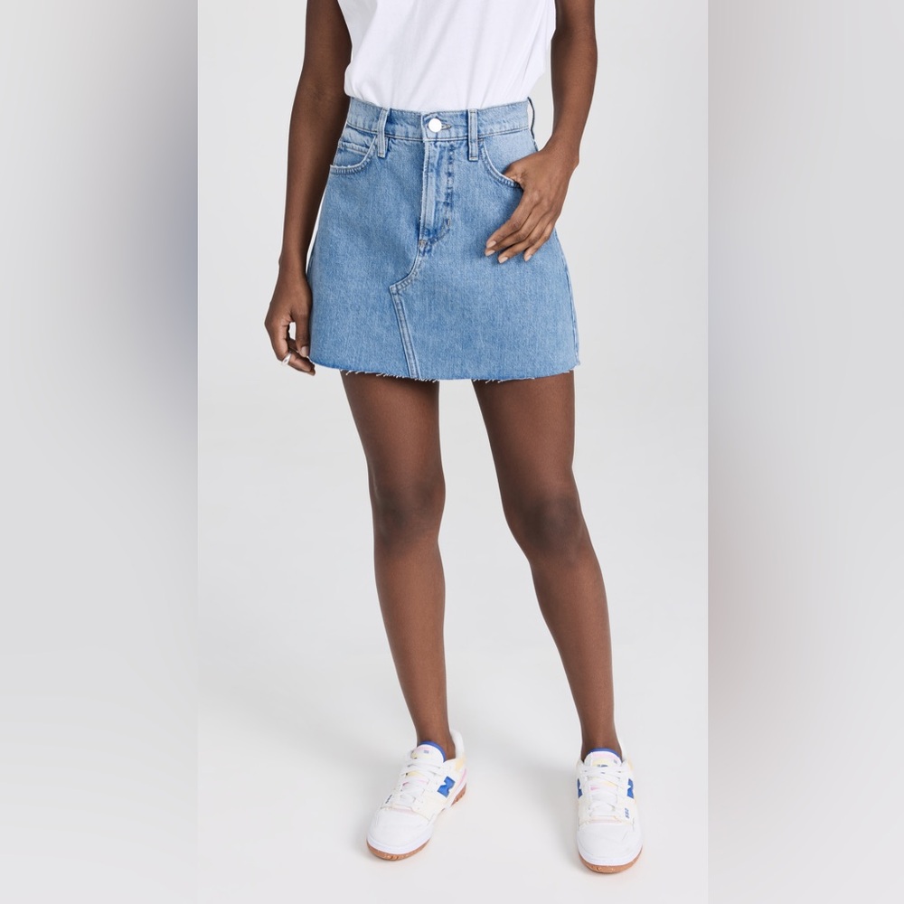 FRAME Le High N Tight Denim Skirt